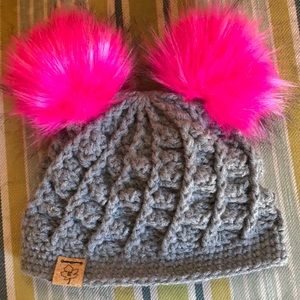 Winter Pom hat for baby